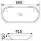 Купить CeramaLux MNC 7097 Раковина накладная  67 см (7097) по цене 9900 руб., в Санкт-Петебруге в интернет магазине 100-Систем, а также дургие товары CeramaLux из раздела Накладные раковины и Раковины и пьедесталы