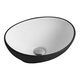 Купить CeramaLux NC 7138BW Раковина накладная 41 см (7138bw) по цене 8400 руб., в Санкт-Петебруге в интернет магазине 100-Систем, а также дургие товары CeramaLux из раздела Накладные раковины и Раковины и пьедесталы
