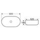 Купить Накладная раковина BelBagno BB1084 (bb1084) по цене 9380 руб., в Санкт-Петебруге в интернет магазине 100-Систем, а также дургие товары BelBagno из раздела Накладные раковины и Раковины и пьедесталы