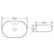 Купить Накладная раковина BelBagno BB1151 (BB1151) по цене 9580 руб., в Санкт-Петебруге в интернет магазине 100-Систем, а также дургие товары BelBagno из раздела Накладные раковины и Раковины и пьедесталы