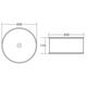 Купить Накладная раковина BelBagno BB1383 (BB1383) по цене 9690 руб., в Санкт-Петебруге в интернет магазине 100-Систем, а также дургие товары BelBagno из раздела Накладные раковины и Раковины и пьедесталы
