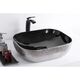 Купить Раковина-чаша CeramaLux 50 D1302H0 Серебро Черная (d1302h020) по цене 7300 руб., в Санкт-Петебруге в интернет магазине 100-Систем, а также дургие товары CeramaLux из раздела Накладные раковины и Раковины и пьедесталы