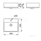 Купить Раковина Aquaton Geometry 450х400 белая WQ8A37000000004 (WQ8A37000000004) по цене 6928.78 руб., в Санкт-Петебруге в интернет магазине 100-Систем, а также дургие товары AQUATON из раздела Накладные раковины и Раковины и пьедесталы