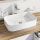 Купить Раковина 55 см Ravak Ceramic Slim R XJX01155002 (XJX01155002) по цене 25850 руб., в Санкт-Петебруге в интернет магазине 100-Систем, а также дургие товары RAVAK из раздела Накладные раковины и Раковины и пьедесталы