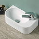 Купить Раковина CeramaLux 40 78204 L белая (78204l) по цене 8400 руб., в Санкт-Петебруге в интернет магазине 100-Систем, а также дургие товары CeramaLux из раздела Подвесные раковины и Раковины и пьедесталы