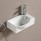 Купить Раковина CeramaLux 40 78404L Белая (78404l) по цене 8400 руб., в Санкт-Петебруге в интернет магазине 100-Систем, а также дургие товары CeramaLux из раздела Подвесные раковины и Раковины и пьедесталы