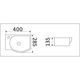 Купить Раковина CeramaLux 40 78404R Белая (78404r) по цене 8400 руб., в Санкт-Петебруге в интернет магазине 100-Систем, а также дургие товары CeramaLux из раздела Подвесные раковины и Раковины и пьедесталы