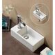 Купить CeramaLux N 9048DR Раковина накладная  41 см (9048DR) по цене 8400 руб., в Санкт-Петебруге в интернет магазине 100-Систем, а также дургие товары CeramaLux из раздела Подвесные раковины и Раковины и пьедесталы