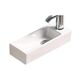 Купить Раковина CeramaLux 38 9048 L белая (9048FL) по цене 8400 руб., в Санкт-Петебруге в интернет магазине 100-Систем, а также дургие товары CeramaLux из раздела Подвесные раковины и Раковины и пьедесталы