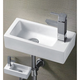 Купить Раковина CeramaLux 36 9272 L белая (9272l) по цене 7800 руб., в Санкт-Петебруге в интернет магазине 100-Систем, а также дургие товары CeramaLux из раздела Подвесные раковины и Раковины и пьедесталы