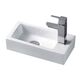 Купить Раковина CeramaLux 36 9272 L белая (9272l) по цене 7800 руб., в Санкт-Петебруге в интернет магазине 100-Систем, а также дургие товары CeramaLux из раздела Подвесные раковины и Раковины и пьедесталы