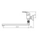 Купить D1109500 Stark cмеситель для ванны и душа с длинным изливом (d1109500) по цене 5990 руб., в Санкт-Петебруге в интернет магазине 100-Систем, а также дургие товары Dorff из раздела Смесители с длинным изливом и Смесители для ванны и душа