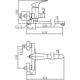 Купить Смеситель для ванны с душем Aquanet Static AF330-21C (af330-21c) по цене 10490 руб., в Санкт-Петебруге в интернет магазине 100-Систем, а также дургие товары AQUANET из раздела Смесители с длинным изливом и Смесители для ванны и душа