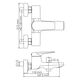 Купить Wiese 8401 Смеситель для ванны с коротким изливом (8401) по цене 34800 руб., в Санкт-Петебруге в интернет магазине 100-Систем, а также дургие товары WasserKRAFT из раздела Смесители с коротким изливом и Смесители для ванны и душа