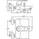 Купить Смеситель Aquanet Pragmatic для ванны, хром (af430-20с) по цене 5990 руб., в Санкт-Петебруге в интернет магазине 100-Систем, а также дургие товары AQUANET из раздела Смесители с коротким изливом и Смесители для ванны и душа