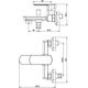 Купить Смеситель для ванны с душем Aquanet Cinetic AF120-20С (af120-20с) по цене 7960 руб., в Санкт-Петебруге в интернет магазине 100-Систем, а также дургие товары AQUANET из раздела Смесители с коротким изливом и Смесители для ванны и душа