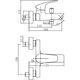 Купить Смеситель для ванны с душем Aquanet Static Black AF330-20B (af330-20b) по цене 9220 руб., в Санкт-Петебруге в интернет магазине 100-Систем, а также дургие товары AQUANET из раздела Смесители с коротким изливом и Смесители для ванны и душа