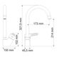 Купить Смеситель для кухни WasserKRAFT Ruhr 24407 для кухни. хром (24407) по цене 7410 руб., в Санкт-Петебруге в интернет магазине 100-Систем, а также дургие товары WasserKRAFT из раздела Рычажные смесители и Смесители для кухни