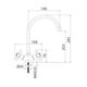 Купить Смеситель для кухни, Duplex, Milardo, DUPSB0JM05 (DUPSB0JM05) по цене 3390 руб., в Санкт-Петебруге в интернет магазине 100-Систем, а также дургие товары MILARDO из раздела Вентильные смесители и Смесители для кухни