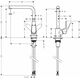 Купить HG Focus, смес. 31817 д/кухни, L-излив/повор 110°/150°/360°, мат/черный (31817670) по цене 33324.84 руб., в Санкт-Петебруге в интернет магазине 100-Систем, а также дургие товары HANSGROHE из раздела Рычажные смесители и Смесители для кухни