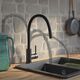 Купить Смеситель для кухни, черный матовый, Kitchen 360, IDDIS, K36BLJ0i05 (k36blj0i05) по цене 12990 руб., в Санкт-Петебруге в интернет магазине 100-Систем, а также дургие товары IDDIS из раздела Рычажные смесители и Смесители для кухни
