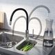 Купить Смеситель для кухни Iddis Kitchen 360 K36SBJBi05 черный/хром (K36SBJBI05) по цене 12390 руб., в Санкт-Петебруге в интернет магазине 100-Систем, а также дургие товары IDDIS из раздела Рычажные смесители и Смесители для кухни