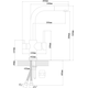 Купить Смеситель для кухни Florentina Кристалл FL Антрацит  (333.32h.2123.302) по цене 17399 руб., в Санкт-Петебруге в интернет магазине 100-Систем, а также дургие товары Florentina из раздела Смесители с подключением фильтра и Смесители для кухни