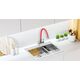 Купить Смеситель Lemark Comfort LM3075C-Red для кухни  с подключением к фильтру с питьевой водой (lm3075c-red) по цене 6600 руб., в Санкт-Петебруге в интернет магазине 100-Систем, а также дургие товары LEMARK из раздела Смесители с подключением фильтра и Смесители для кухни