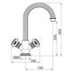 Купить Смеситель Cezares Olimp LS2 03/24 Sw для раковины (OLIMP-LS2-03/24-SW) по цене 93670 руб., в Санкт-Петебруге в интернет магазине 100-Систем, а также дургие товары CEZARES из раздела Вентильные смесители и Смесители для раковины