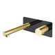 Купить Смеситель STICK из стены BLACK DIAMOND GOLD (125-BG) по цене 24048 руб., в Санкт-Петебруге в интернет магазине 100-Систем, а также дургие товары BOHEME из раздела Встраиваемые настенные смесители для раковины и Смесители для раковины