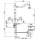 Купить Смеситель Cezares Diamond DIAMOND-LS2-03/24-Sw для раковины (diamond-ls2-03/24-sw) по цене 75750 руб., в Санкт-Петебруге в интернет магазине 100-Систем, а также дургие товары CEZARES из раздела Вентильные смесители и Смесители для раковины