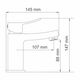 Купить Aller 1064 Смеситель для умывальника (1064) по цене 14510 руб., в Санкт-Петебруге в интернет магазине 100-Систем, а также дургие товары WasserKRAFT из раздела Рычажные смесители и Смесители для раковины