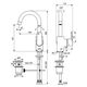 Купить Смеситель для раковины Ideal Standard Vito B0410AA Хром (b0410aa) по цене 15906.38 руб., в Санкт-Петебруге в интернет магазине 100-Систем, а также дургие товары IDEAL STANDARD из раздела Рычажные смесители и Смесители для раковины