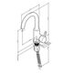 Купить F85B02700  X-Joy S смеситель для раковины с поворотным изливом, хром (F85B02700) по цене 6690 руб., в Санкт-Петебруге в интернет магазине 100-Систем, а также дургие товары AM.PM из раздела Рычажные смесители и Смесители для раковины
