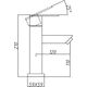 Купить Смеситель Aquanet Steel V3 для умывальника, сталь, сатин (af213-10s) по цене 9990 руб., в Санкт-Петебруге в интернет магазине 100-Систем, а также дургие товары AQUANET из раздела Рычажные смесители и Смесители для раковины