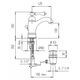 Купить Смеситель Cezares Margot MARGOT-LSM1-A-01-M для раковины (MARGOT-LSM1-A-01-M) по цене 26010 руб., в Санкт-Петебруге в интернет магазине 100-Систем, а также дургие товары CEZARES из раздела Рычажные смесители и Смесители для раковины