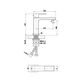 Купить Смеситель для раковины Cube VBF-1C01CH однорычажный, хром, , шт (vbf-1c01ch) по цене 8521.5 руб., в Санкт-Петебруге в интернет магазине 100-Систем, а также дургие товары Vincea из раздела Рычажные смесители и Смесители для раковины