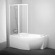 Купить Шторка для ванны Ravak VSK2 ROSA 150 Транспарент 150 L (76L80100Z1) по цене 45870 руб., в Санкт-Петебруге в интернет магазине 100-Систем, а также дургие товары RAVAK из раздела Стеклянные шторки для ванн и Сантехника