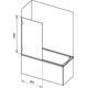 Купить Шторка для ванны Ravak Brilliant BVS1-80 хром+транспарент (7u840a00z1) по цене 29370 руб., в Санкт-Петебруге в интернет магазине 100-Систем, а также дургие товары RAVAK из раздела Стеклянные шторки для ванн и Сантехника