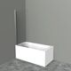 Купить Душевая шторка на ванну BelBagno UNO-V-1-70/150-C-Cr (uno-v-1-70/150-c-cr) по цене 12900 руб., в Санкт-Петебруге в интернет магазине 100-Систем, а также дургие товары BelBagno из раздела Стеклянные шторки для ванн и Сантехника