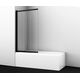 Купить Шторка Wasserkraft 61S02-100 1000х1400 для ванны, стекло, профиль черный (61s02-100) по цене 36120 руб., в Санкт-Петебруге в интернет магазине 100-Систем, а также дургие товары WasserKRAFT из раздела Стеклянные шторки для ванн и Сантехника