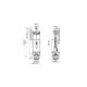 Купить Сливная арматура Iddis F012400-01K с нижней подводкой (тип А) (f012400-01k) по цене 2290 руб., в Санкт-Петебруге в интернет магазине 100-Систем, а также дургие товары IDDIS из раздела Арматура для унитаза и Унитазы