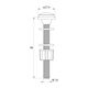 Купить Сливная арматура Iddis F012400-01K с нижней подводкой (тип А) (f012400-01k) по цене 2290 руб., в Санкт-Петебруге в интернет магазине 100-Систем, а также дургие товары IDDIS из раздела Арматура для унитаза и Унитазы