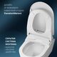 Купить C8F1702SC Func подвесной унитаз FlashClean c эл крышкой-биде со скрытой подводкой (c8f1702sc) по цене 116590 руб., в Санкт-Петебруге в интернет магазине 100-Систем, а также дургие товары AM.PM из раздела Унитазы подвесные и Унитазы