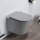 Купить Унитаз CeramaLux B2330-3MH подвесной Серый матовый с сиденьем Микролифт (b2330-3mh) по цене 22300 руб., в Санкт-Петебруге в интернет магазине 100-Систем, а также дургие товары CeramaLux из раздела Унитазы подвесные и Унитазы
