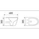 Купить CeramaLux B2330В Унитаз подвесной (b2330b) по цене 11800 руб., в Санкт-Петебруге в интернет магазине 100-Систем, а также дургие товары CeramaLux из раздела Унитазы подвесные и Унитазы