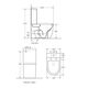 Купить Унитаз компакт Azario Mitta AZ2128 (AZ-2128) по цене 18750 руб., в Санкт-Петебруге в интернет магазине 100-Систем, а также дургие товары Azario из раздела Унитазы-компакт с бачком и Унитазы