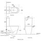 Купить Чаша напольного унитаза Aquanet Rimless Cetus-C1 BL-102N-TPT (cetus-c1) по цене 21490 руб., в Санкт-Петебруге в интернет магазине 100-Систем, а также дургие товары AQUANET из раздела Унитазы приставные и Унитазы