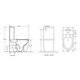 Купить Унитаз компакт Azario Grado AZ-2141 напольный белый (AZ-2141) по цене 18750 руб., в Санкт-Петебруге в интернет магазине 100-Систем, а также дургие товары Azario из раздела Унитазы-компакт с бачком и Унитазы