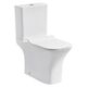 Купить Унитаз компакт CeramaLux 1215-P с бачком и сиденьем Микролифт (1215-p) по цене 15200 руб., в Санкт-Петебруге в интернет магазине 100-Систем, а также дургие товары CeramaLux из раздела Горизонтальный выпуск и Унитазы-компакт с бачком